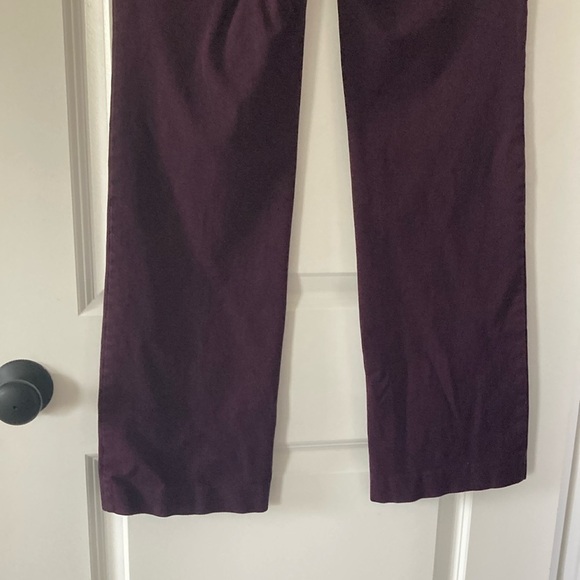 LOFT 10 TALL Zoe Boot Cut pants purple - Picture 9 of 12